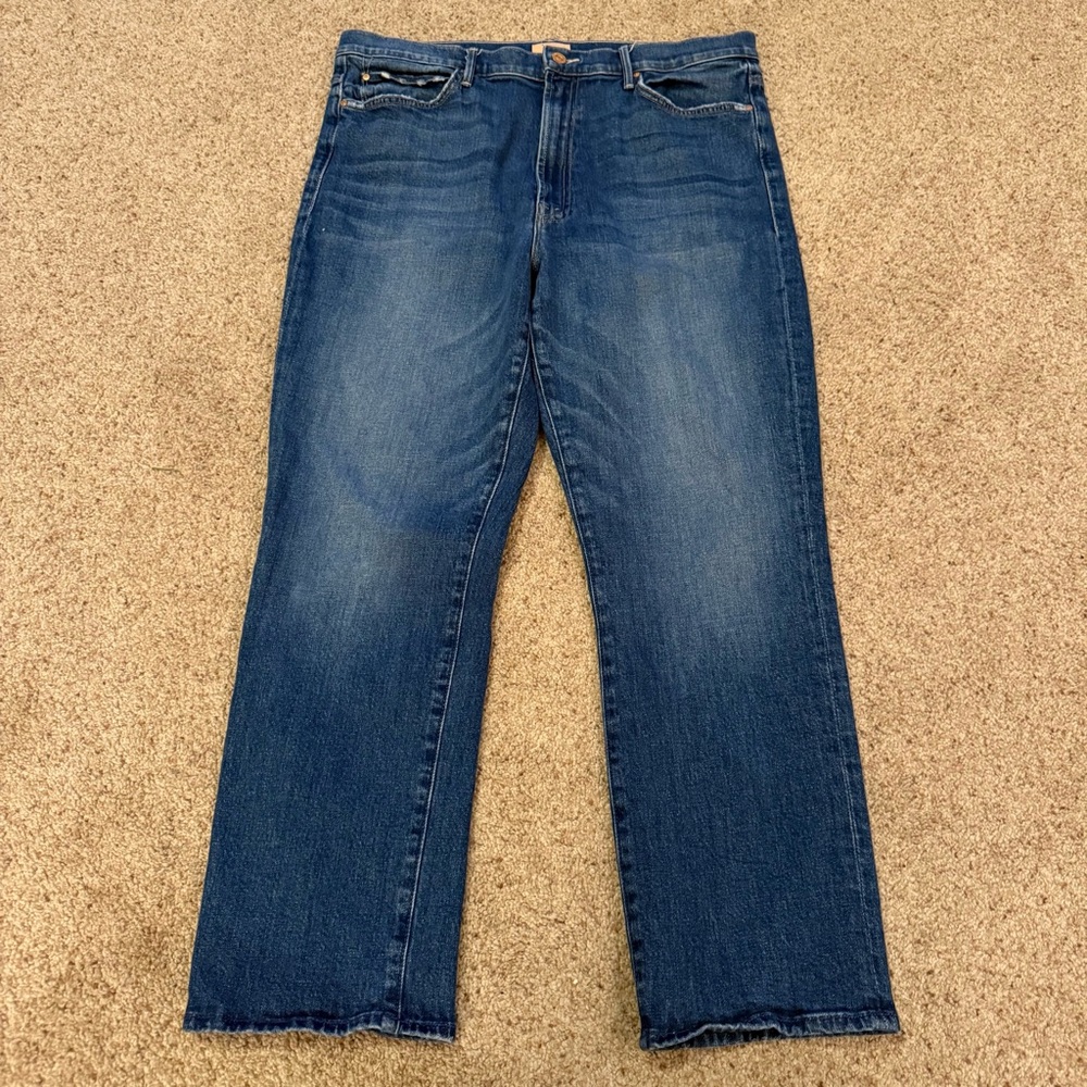 MOTHER The Swooner Rascal Ankle Jeans in Where Is My Mind? Size 34 - Picture 2 of 5